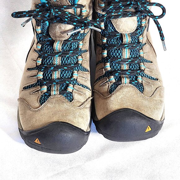 Keen mocha brown leather hiking boots - Picture 2 of 12